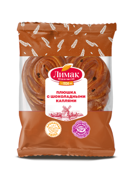 Плюшка с шоколадными каплями