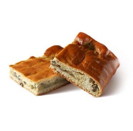 Пирог с картофелем, грибами и сыром
