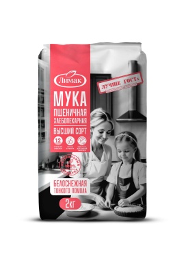 Мука Лимак пшеничная хлебопекарная Высший сорт