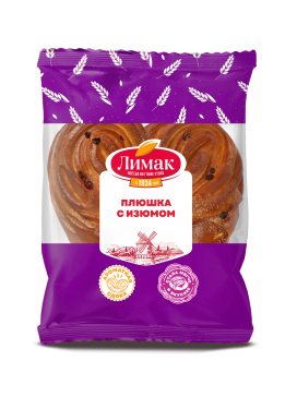 Плюшка с изюмом