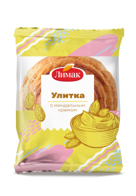 Улитка слоеная с миндальным кремом